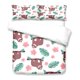 thumbnail image 2 of Animal Sloth Climbing Tree Quilt Duvet Cover Set Pillowcase Bedding3-Piece Bedding Set, 2 of 5