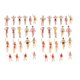 thumbnail image 1 of 40 Piezas Modelo Trenes Personas Figuras Escala Pintada Playa Multitud Miniaturas 1:50, 1 of 6