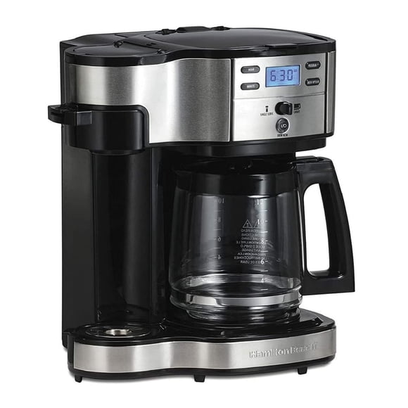 Cafetera Hamilton Beach 49980Z, cafetera de 2 vías, 12 tazas