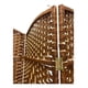thumbnail image 2 of Biombo De Madera Resistente 4 Paneles Completo 200x180cm marron, 2 of 3