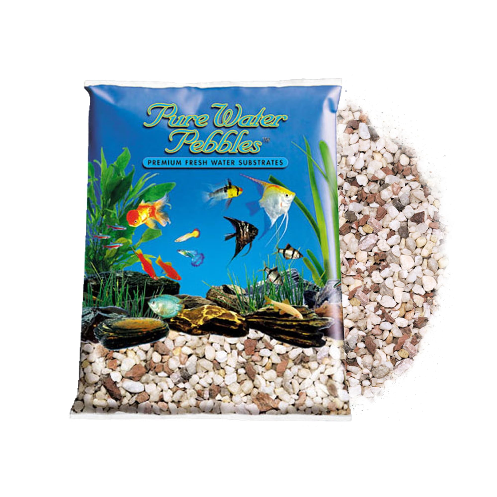 Grava para Acuario Pure Water Pebbles Mezcla Personalizada 2.27 kg