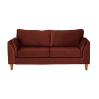 Latam Home - Sofa Milan 2C Con Resortes Pocket Tela Velvet Chocolate