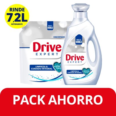 Detergente Líquido Expert Botella + Doypack 3,6 L Drive