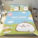 thumbnail image 1 of Molang Conjunto de sábanas temático, trío de piezas, cómodo y amigable con la piel, diseño único, regalo de decoración para el hogar para familiares, amigos y fans,173X218cm, 1 of 6