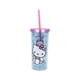 thumbnail image 1 of Vaso Sanrio Hello Kitty Stacked Donuts Carnival de 600 ml con pajita, 1 of 7
