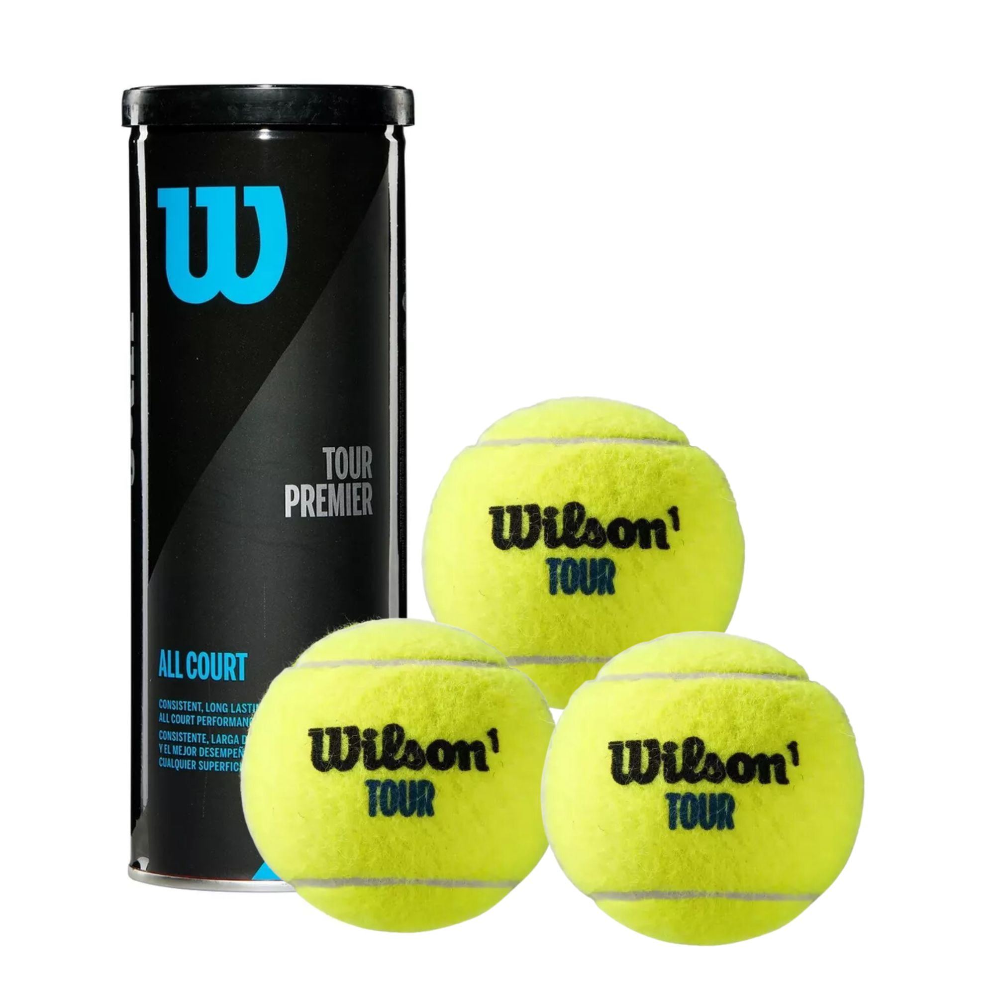 Tarro De Pelotas Tenis Wilson Tour Premier X3