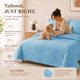thumbnail image 4 of Juego de ropa de cama CozyLux Queen 7 piezas – Azul Aqua, 4 of 9