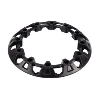 Magideal - Decoración Genérica De Protección Del Cubo De La Llanta De La Rueda De Atv, Cubierta Protectora De La Llanta Del Neumático Que Reemplaza Las Piezas De Negro 8 Pulgadas