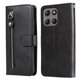 thumbnail image 1 of Funda tipo cartera para Motorola Moto G15 Power con bolsillo con cremallera y ranuras para tarjetas – Función de soporte Negro, 1 of 5
