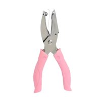 Magideal - Perforadora De Un Solo Orificio Para Papel, Resistente, De Alto Rendimiento, Portátil, De Metal Con Asa Para Álbumes De Recortes, Oficina, Cartón, Cua 15 Mm Ronda