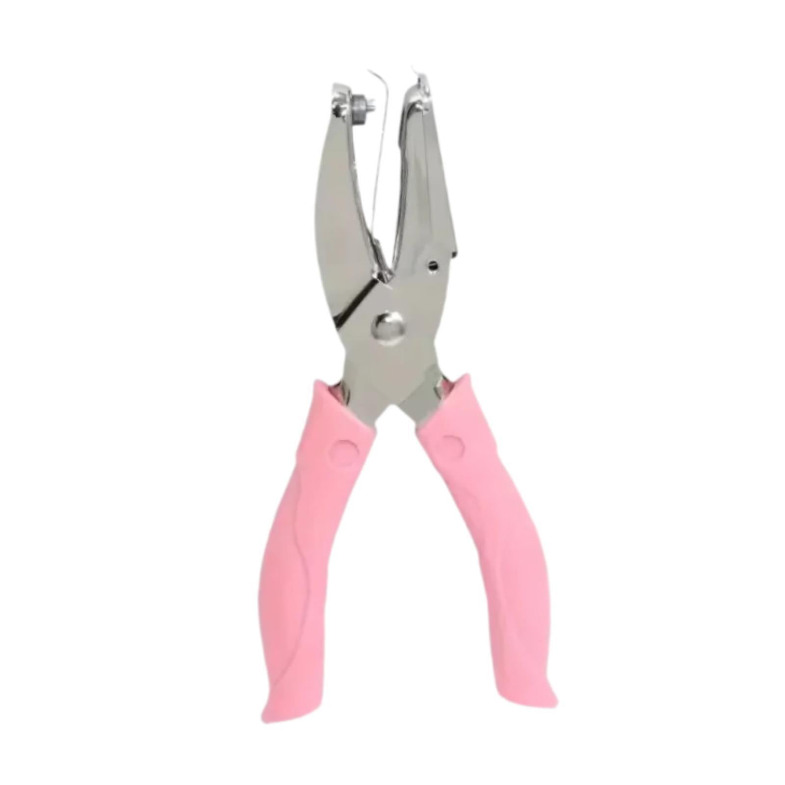 Magideal - Perforadora De Un Solo Orificio Para Papel, Resistente, De Alto Rendimiento, Portátil, De Metal Con Asa Para Álbumes De Recortes, Oficina, Cartón, Cua 15 Mm Ronda