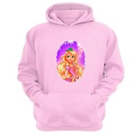 Genérico - Polerón Canguro Rapunzel Rosa Talla Xl Unisex
