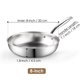 thumbnail image 2 of Sartén para Saltear Cook N Home 20 cm Acero Inoxidable para Inducción, 2 of 6