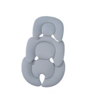 Bothyi - Cojín Para Cochecito De Bebé, Asiento Interior De Cesta Acogedora Para Cochecito De Bebé, Color Gris