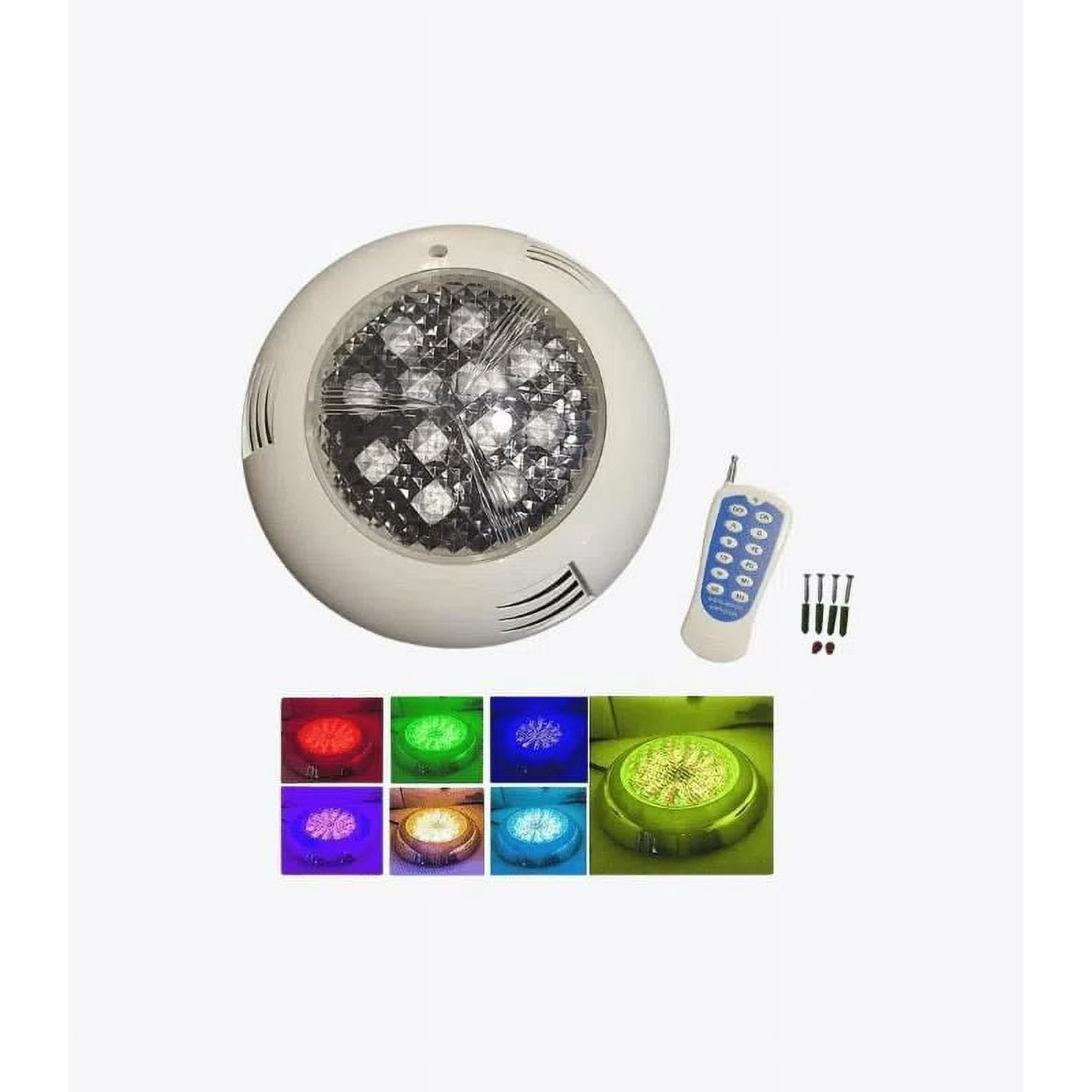 Alday - Foco Led Piscina Rgb Con Control Remoto 24w - 12v
