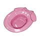 thumbnail image 5 of Bandeja para baño de asiento para mujer, duradera sobre el inodoro, amplia zona de asiento, cuenco de baño para la cadera, baño para dormitorio, baño, Rosa, 5 of 5