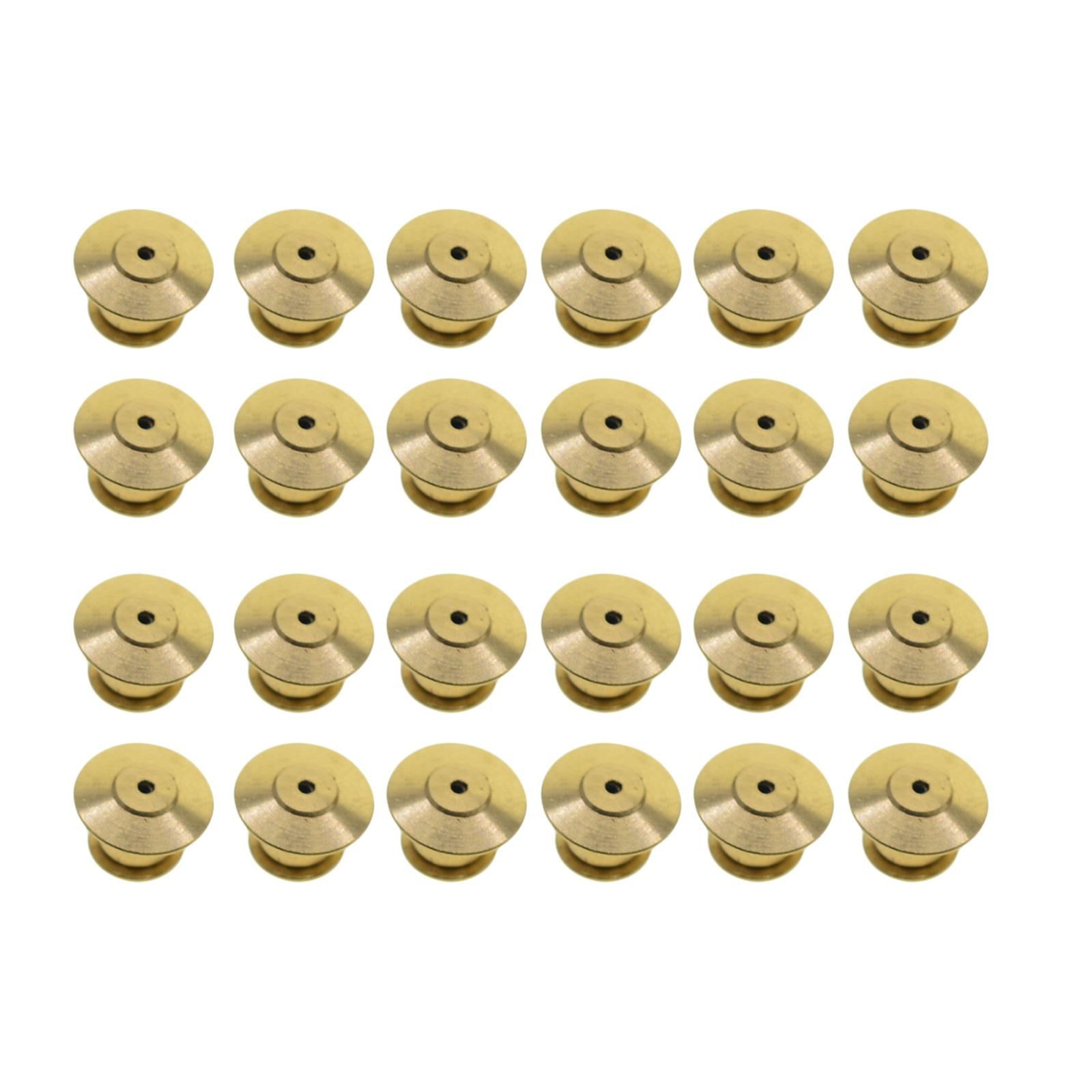 Bothyi - Reemplazo De Pasadores De Bloqueo De Pasadores De Metal Para Insignias De Uniforme Dorado