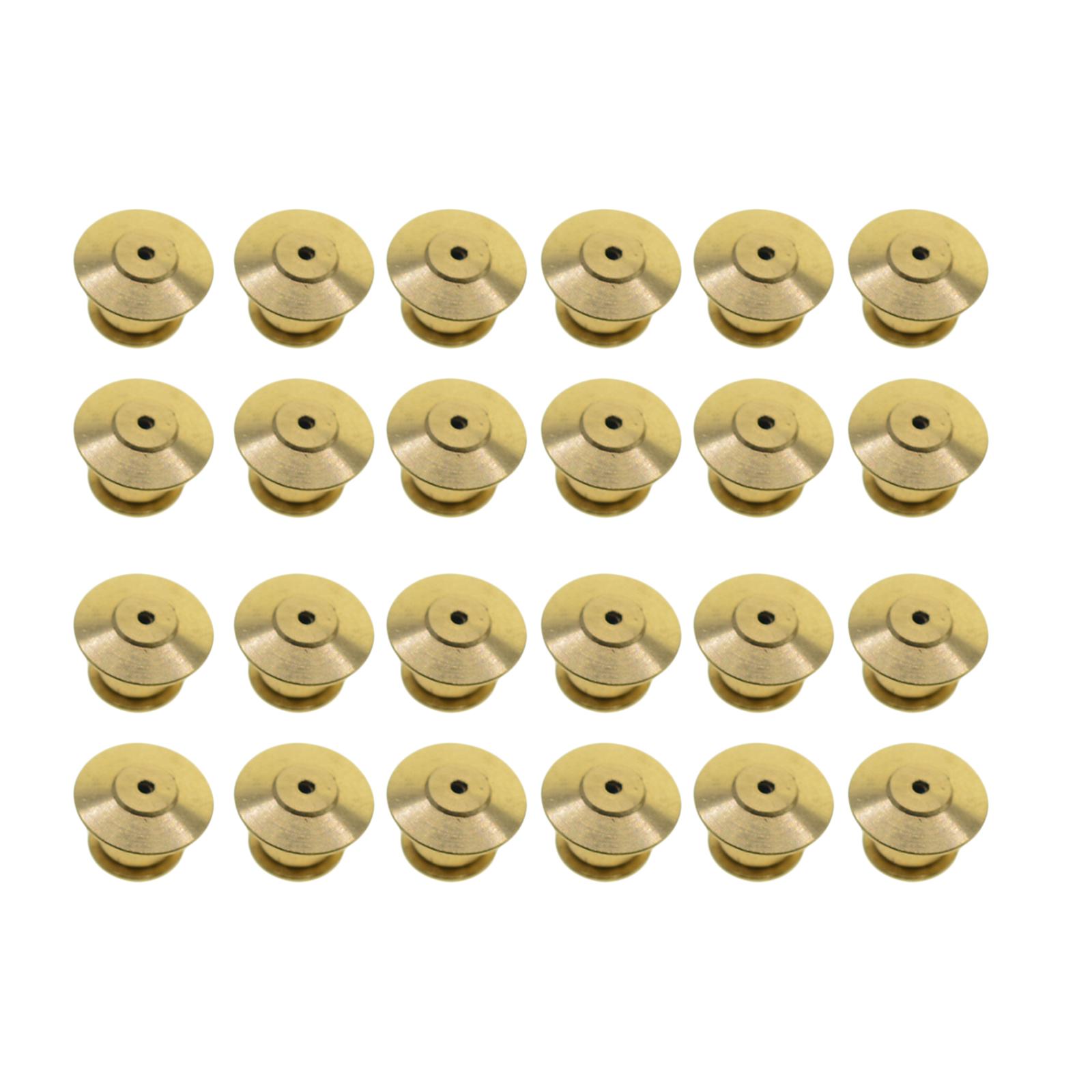 Bothyi - Reemplazo De Pasadores De Bloqueo De Pasadores De Metal Para Insignias De Uniforme Dorado