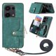 thumbnail image 2 of Funda Tipo Cartera con Correa Cruzada para Xiaomi Redmi Note 13 Pro 4G Protección Contra Golpes Verde, 2 of 6