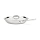 thumbnail image 1 of Sartén All-Clad D3 de acero inoxidable 30 cm con tapa plateada, 1 of 7