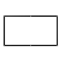 Xusx111 - Pantalla De Proyector De 120 Pulgadas 16:9 Plegable Anti-Pliegue Pantallas De Películas De Proyector Portátiles Para Cine En Casa Al Aire Libre En Interiores
