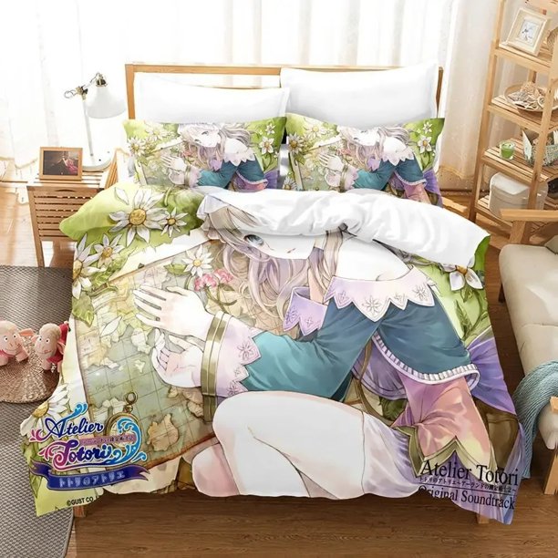 Atelier Totori The Adventurer of Arland Bedding Set Bed Set Teenager Bedroom Duvet cover Sets Bed Sheets