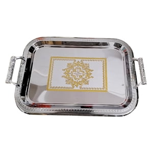 Bothyi - Bandeja De Desayuno Nordic Vanity Platter Para Comer Mesa De Almacenamiento Sala De Estar Argent S