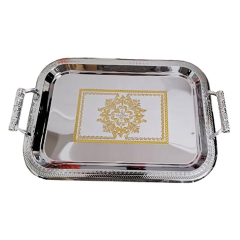 Bothyi - Bandeja De Desayuno Nordic Vanity Platter Para Comer Mesa De Almacenamiento Sala De Estar Argent S