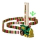 thumbnail image 2 of Juguetes de tren eléctrico Colocación de bloques de ladrillos Juegos Automático Rally Tren Juguetes Bloques de colores Colocación de tren de juguete Verde, 2 of 5