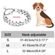 thumbnail image 4 of Collar con forma de púas para perro Monlida, ajustable, de cierre rápido, de metal, 4 of 7