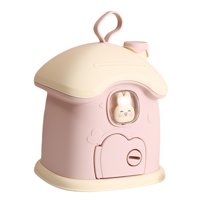 Magideal - Cottage Piggy Bank Banco De Dinero Para Niños, Decoración Del Hogar, Caja De Ahorro De Dinero Para Niños, Banco De Monedas Para Fiesta De Cumpleaños Rosa