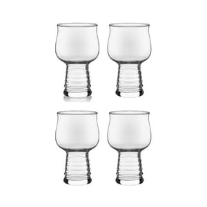 Importclick - Set 4 Vasos Cerveceros Vidrio Berlín 470 Ml