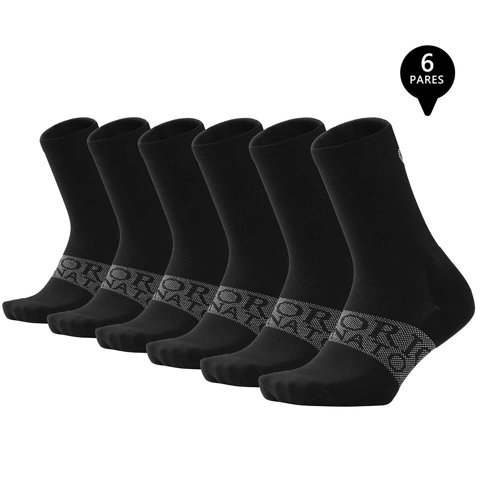 Giovacchino - Pack De 6 Calcetines Largos Deportivos Hombre Premium