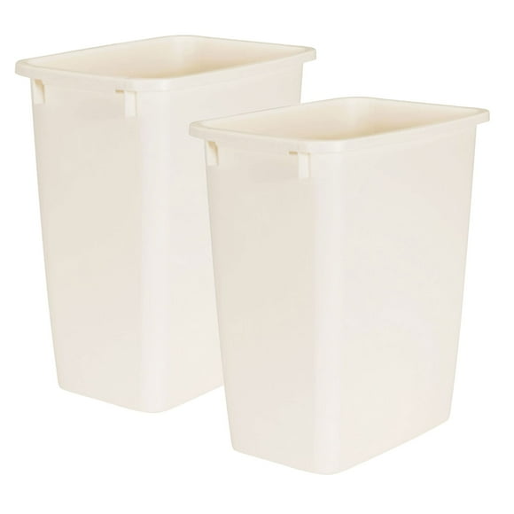 Papelera Rubbermaid Bizcocho Plástico 21 Litros Paquete de 2