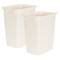 Papelera Rubbermaid Bizcocho Plástico 21 Litros Paquete De 2