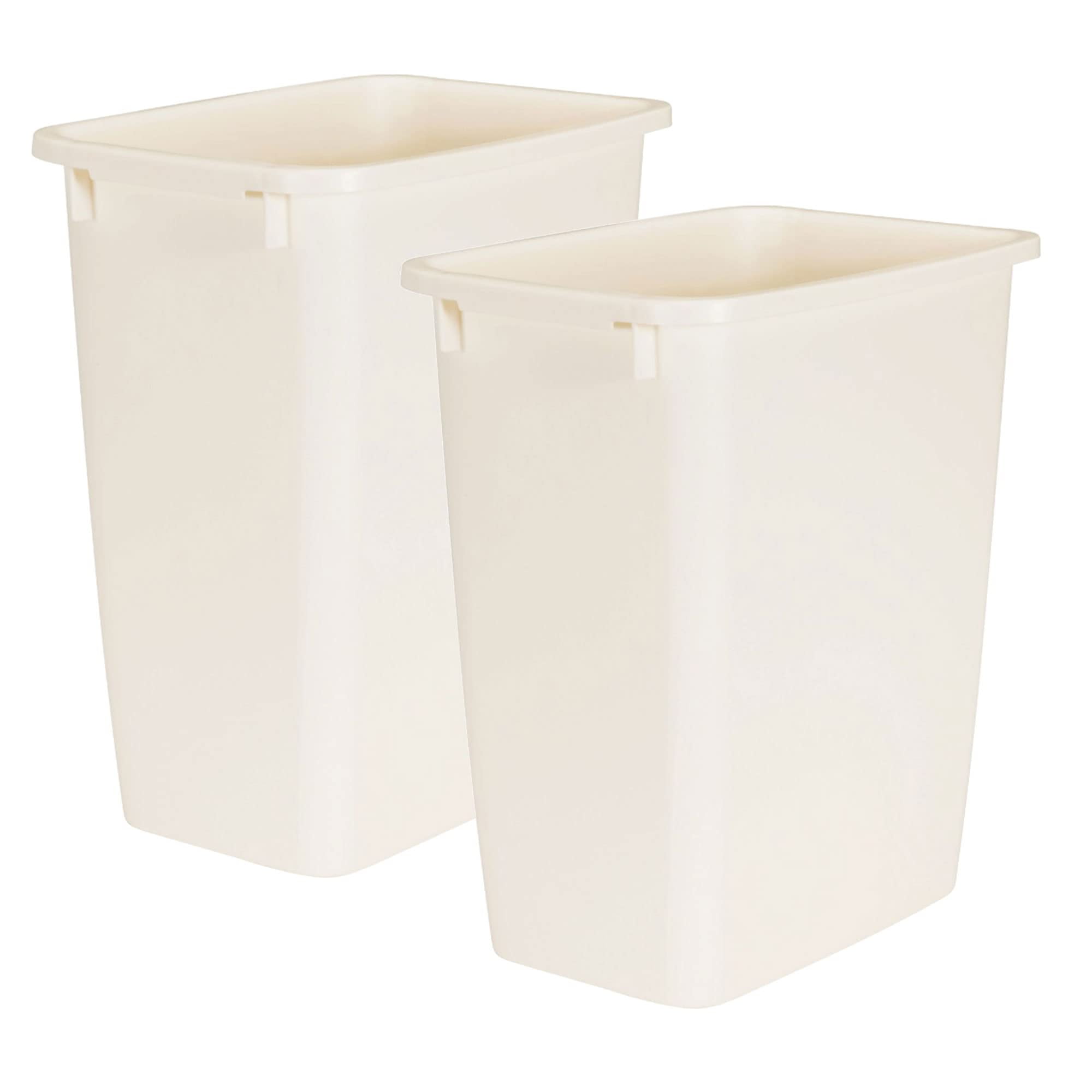 Papelera Rubbermaid Bizcocho Plástico 21 Litros Paquete De 2