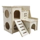 thumbnail image 1 of Casa de madera para hámster, juguete resistente a las mordeduras, casa de escondite para hámster, accesorios para hámster, 1 of 8