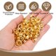thumbnail image 4 of Uxcell 100Set Ojales Ojetes 6mm 1/4 Pulgada Kit de Ojetes de Latón con Arandelas para Tela Cortina Lonas Cinturón de Cuero Zapatos Bolsa DIY, Oro, 4 of 7
