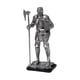 thumbnail image 1 of Figura De Caballero, Artesanía Coleccionable, Escultura Para Entrada, Dormitorio, Oficina, Color Plata, 1 of 3