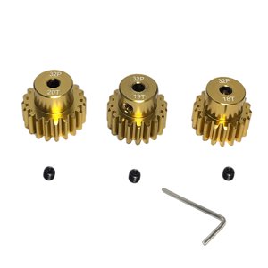 Magideal - Reemplazo De Engranaje De Piñón De Motor Rc Metal 32Dp Para Modelo 1/10 Rc 18T 19T 20T