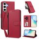 thumbnail image 2 of Funda con Billetera para [Samsung Galaxy S24 FE] con Bolsillo Zipper y Tarjetero Rojo, 2 of 6
