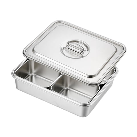 Bothyi - Chafing Buffet Chafer Set Hot Pot Chafer Para Banquetes Condimentos De Cocina 4 Compartimentos