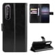thumbnail image 4 of Funda tipo libro para Sony Xperia 1 II, cartera todo‑en‑uno, funda multifuncional con tarjetero y correa de muñeca desmontable, 4 of 4