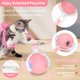 thumbnail image 4 of Juguete para gato MAXTOOA Bola rodante automática inteligente rosa, 4 of 7