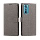 thumbnail image 2 of Cartera para Motorola Edge 30 con Bolsillo de Tarjetas, Gris, 2 of 6