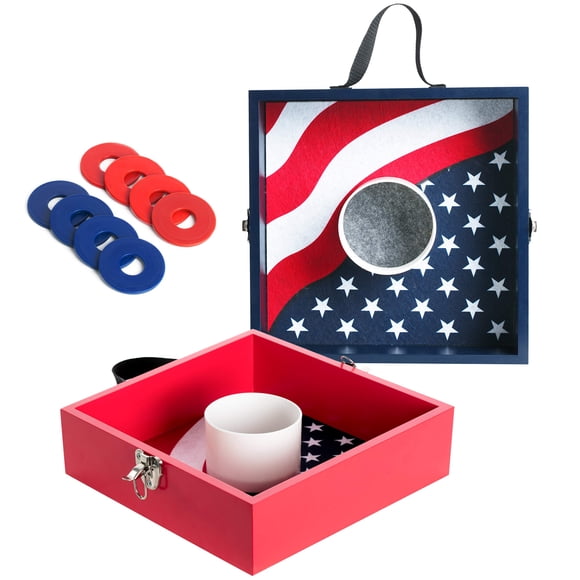 Lavadora Outdoor Game SPORT BEATS, tablero de 32 cm, 8 arandelas