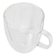 thumbnail image 4 of TAZAS DE CAFE DOBLE PARED, TRANSPARENTE  DE VIDRIO 280 ML, 4 of 5