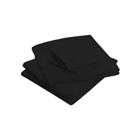 Genérico - Juego Sabanas Negras Super King Beku Home