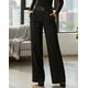 thumbnail image 1 of Pantalón Palazzo Mujer Vestir Tiro Alto con Dos Cinturones - OL416, 1 of 4