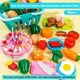 thumbnail image 1 of Cutting Play Food Set For Kids Kitchen Toys, Food Cutting Toys, Fruits And Vegetables With Storage Basket Fake Food Pretend Play Kitchen Accessories Toys, For Toddlers Boys Girls Xmas Gifts, 1 of 5
